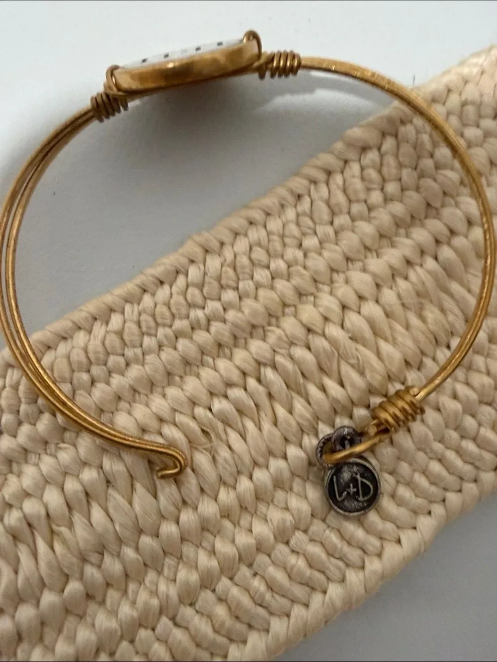 Set of three gold tone bracelets child size giraffes Stone & 11:11 make a wish